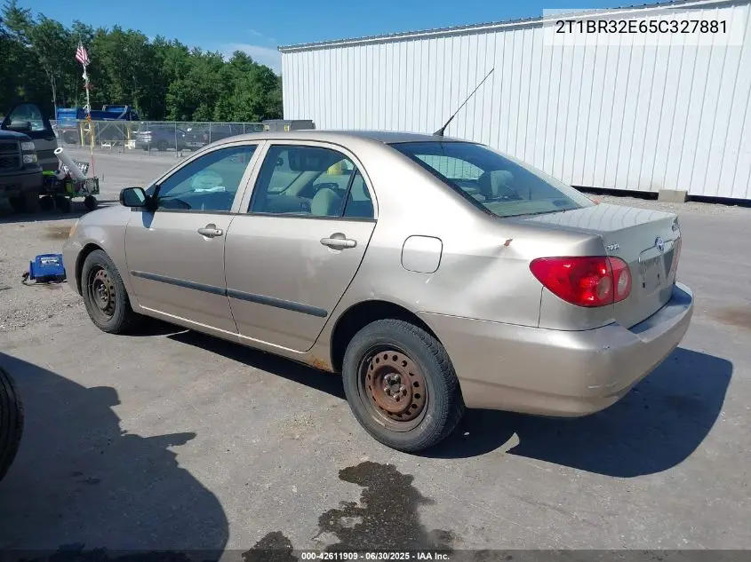 2005 Toyota Corolla Ce VIN: 2T1BR32E65C327881 Lot: 42611909
