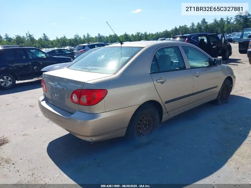 2005 Toyota Corolla Ce VIN: 2T1BR32E65C327881 Lot: 42611909
