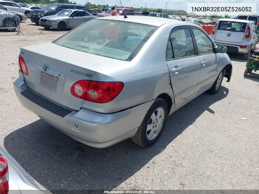 2005 Toyota Corolla Le VIN: 1NXBR32E05Z526052 Lot: 42824654