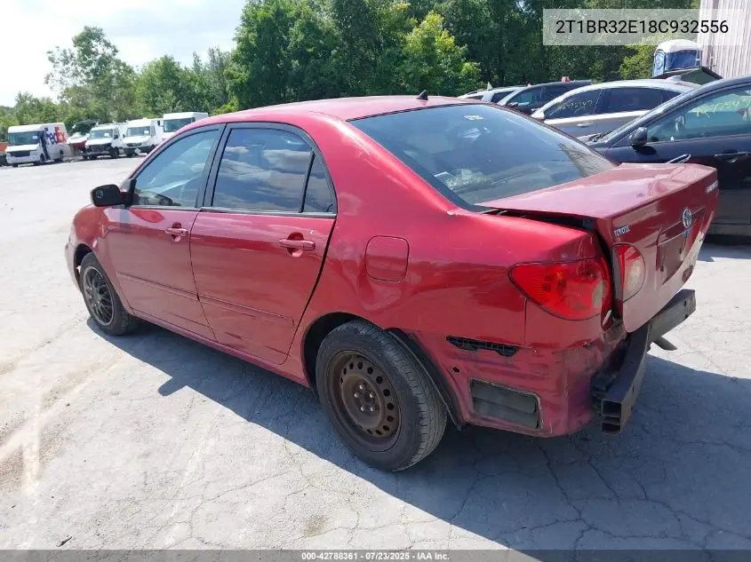 2008 Toyota Corolla Le VIN: 2T1BR32E18C932556 Lot: 42788361