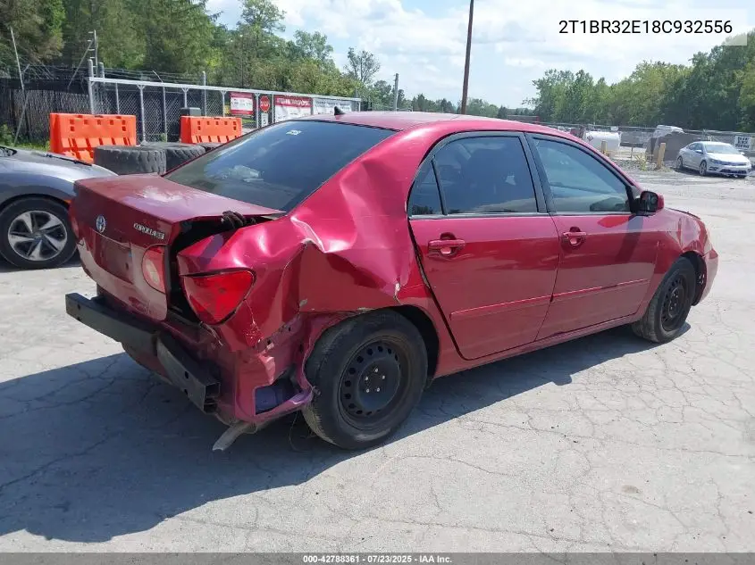 2008 Toyota Corolla Le VIN: 2T1BR32E18C932556 Lot: 42788361