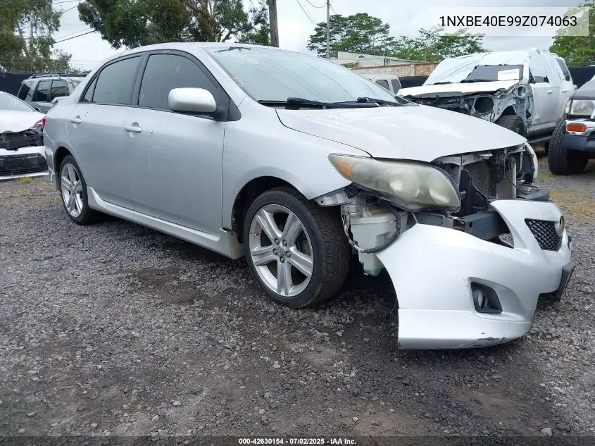 2009 Toyota Corolla Xrs VIN: 1NXBE40E99Z074063 Lot: 42630154