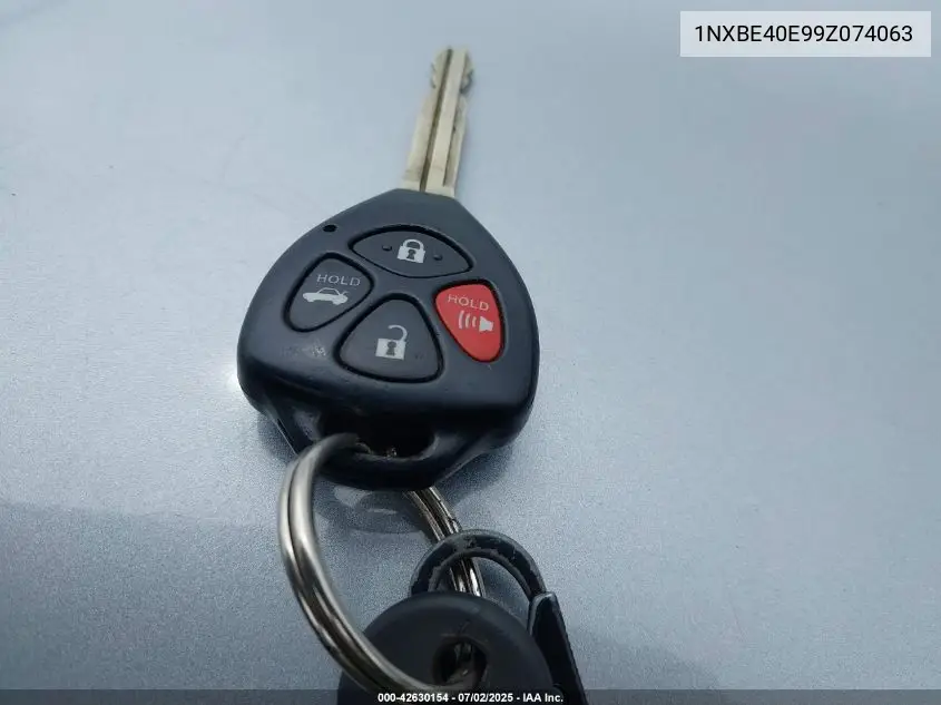 2009 Toyota Corolla Xrs VIN: 1NXBE40E99Z074063 Lot: 42630154
