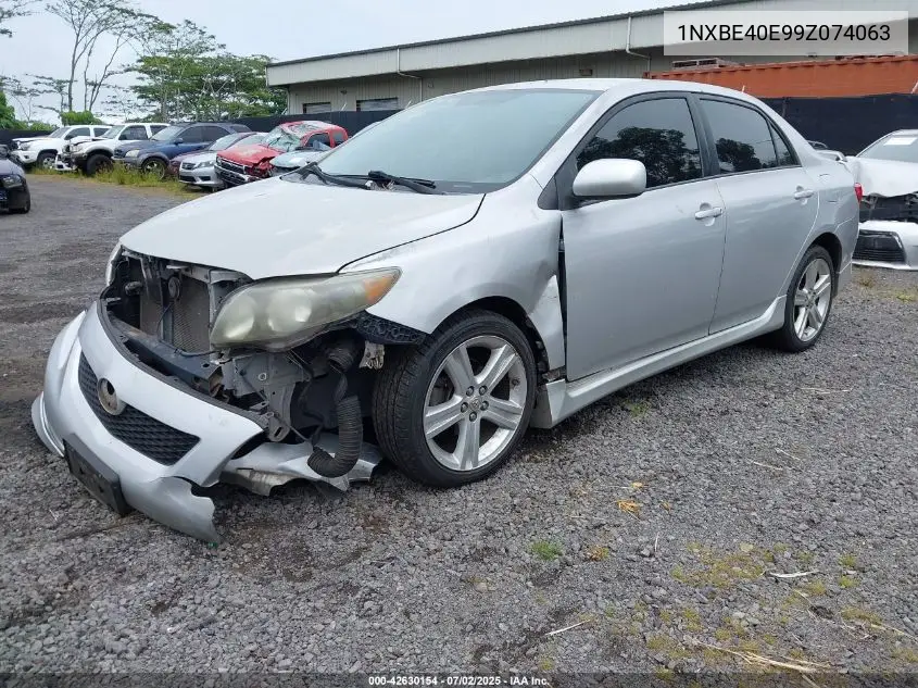 2009 Toyota Corolla Xrs VIN: 1NXBE40E99Z074063 Lot: 42630154