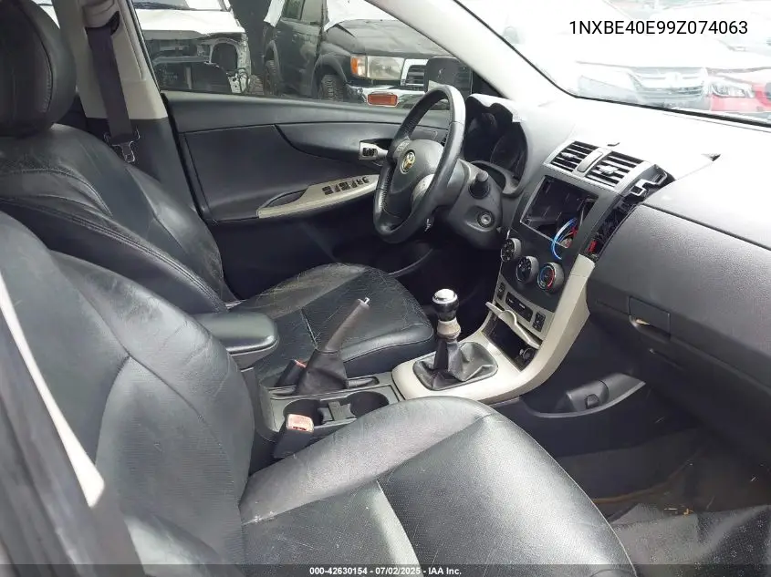 2009 Toyota Corolla Xrs VIN: 1NXBE40E99Z074063 Lot: 42630154