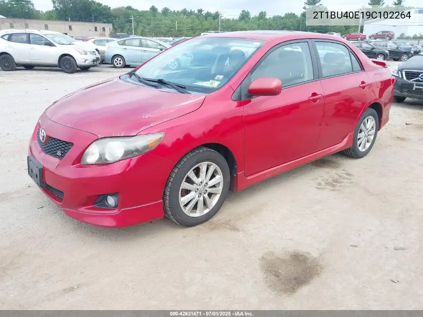 2T1BU40E19C102264 2009 Toyota Corolla S