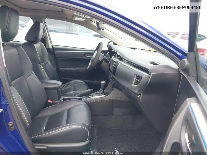 5yfburhe8ep064480 5YFBURHE8EP064480 2014 Toyota Corolla S Premium