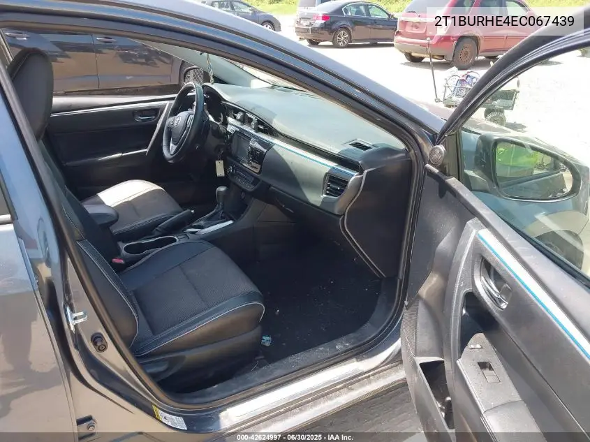 2014 Toyota Corolla S Plus VIN: 2T1BURHE4EC067439 Lot: 42624997