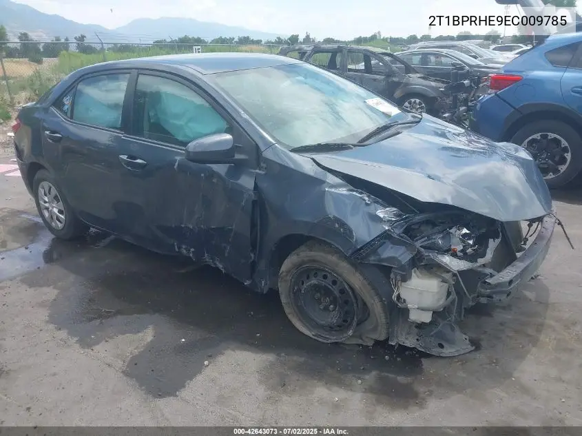 2014 Toyota Corolla Le Eco VIN: 2T1BPRHE9EC009785 Lot: 42643073