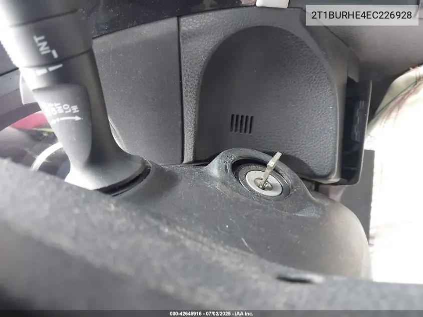 2014 Toyota Corolla Le VIN: 2T1BURHE4EC226928 Lot: 42645916