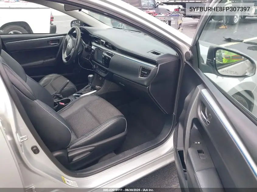 2015 Toyota Corolla S Plus VIN: 5YFBURHE8FP307397 Lot: 42619111