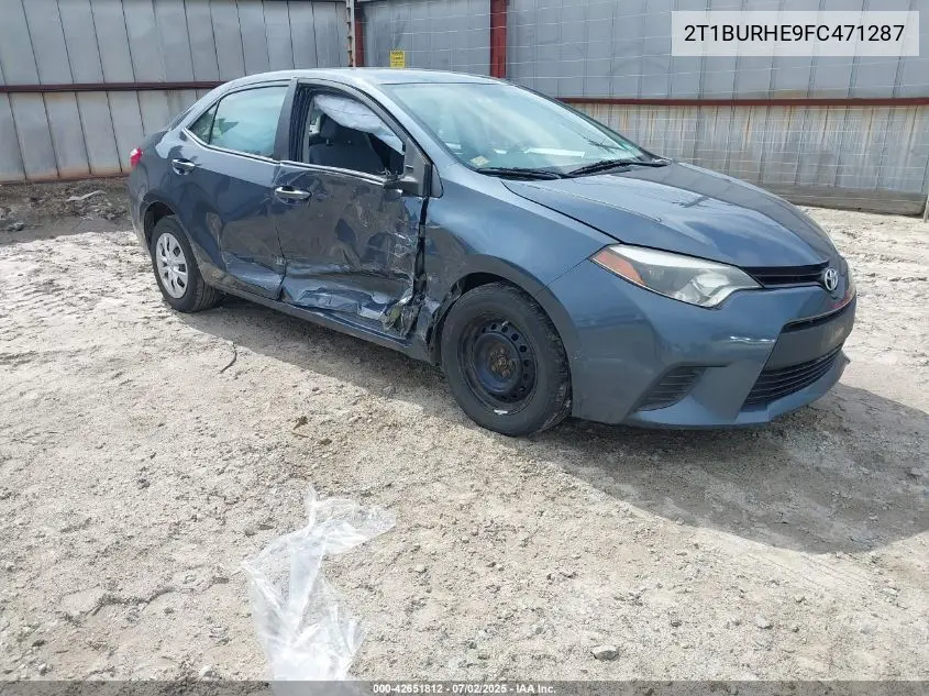 2015 Toyota Corolla L VIN: 2T1BURHE9FC471287 Lot: 42651812