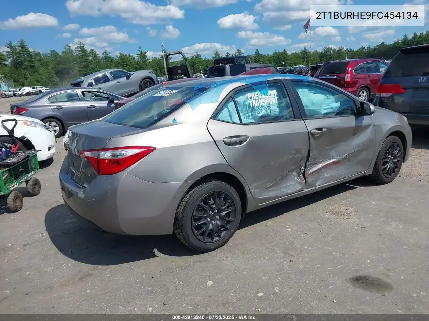 2015 Toyota Corolla Le VIN: 2T1BURHE9FC454134 Lot: 42813240