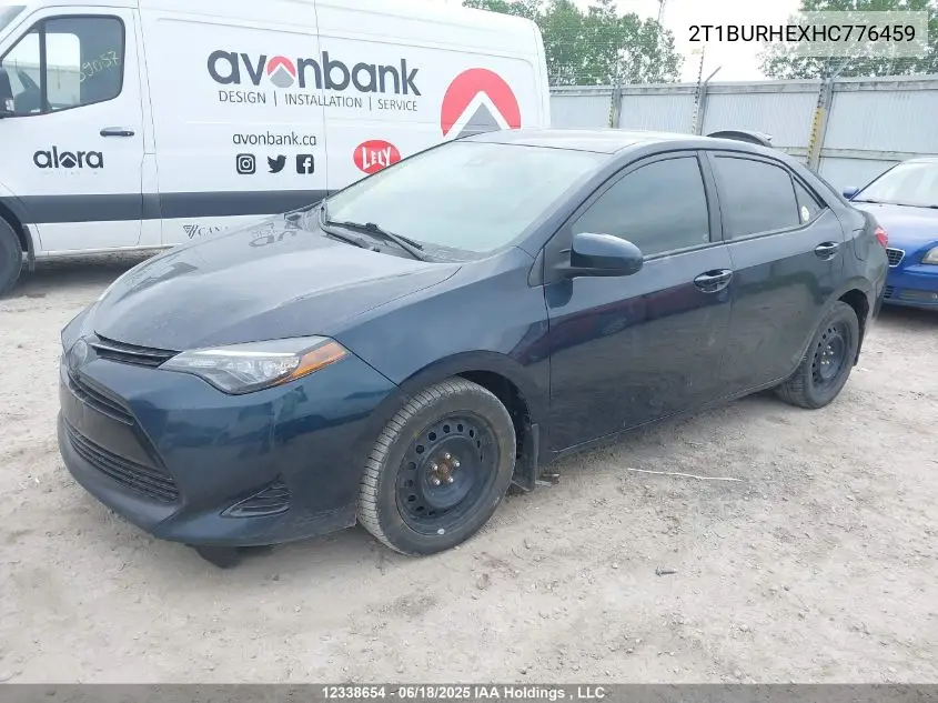 2017 Toyota Corolla L/Le/Xle/Se/Xse VIN: 2T1BURHEXHC776459 Lot: 12338654