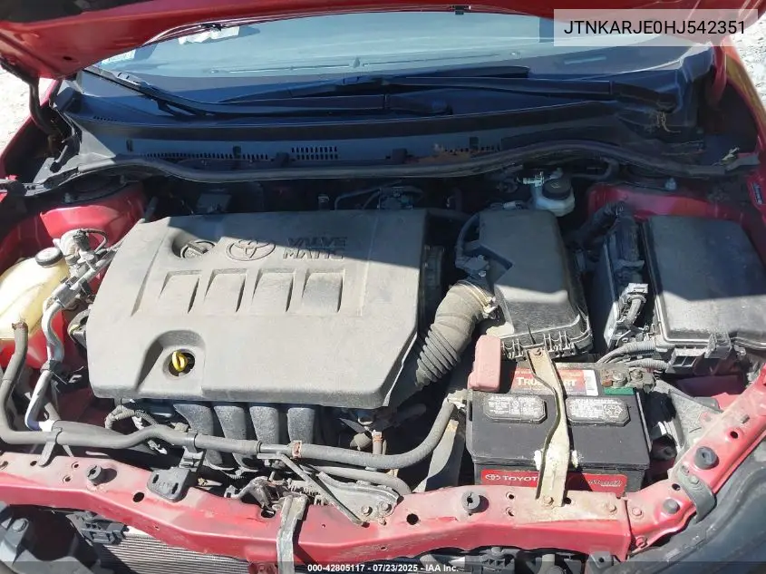 2017 Toyota Corolla Im VIN: JTNKARJE0HJ542351 Lot: 42805117