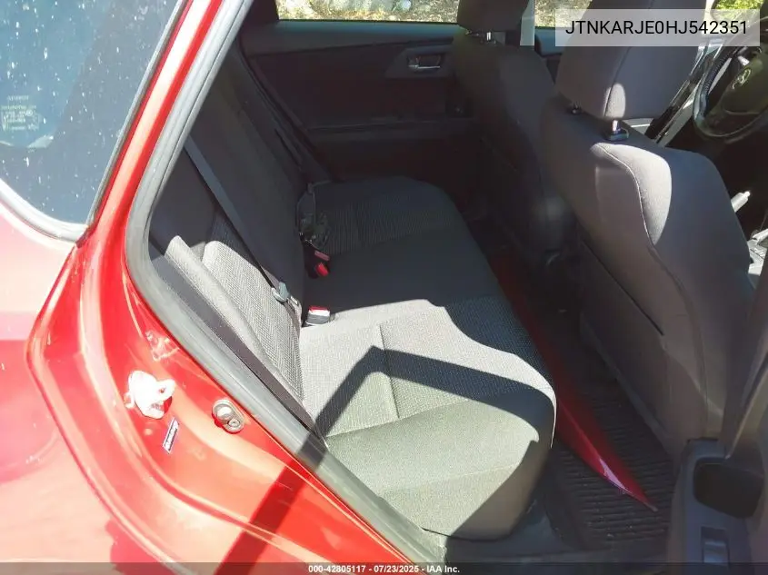 2017 Toyota Corolla Im VIN: JTNKARJE0HJ542351 Lot: 42805117