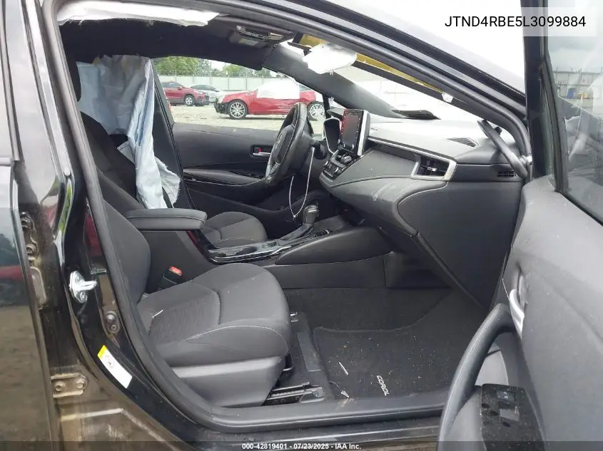2020 Toyota Corolla Se Nightshade Edition VIN: JTND4RBE5L3099884 Lot: 42819401