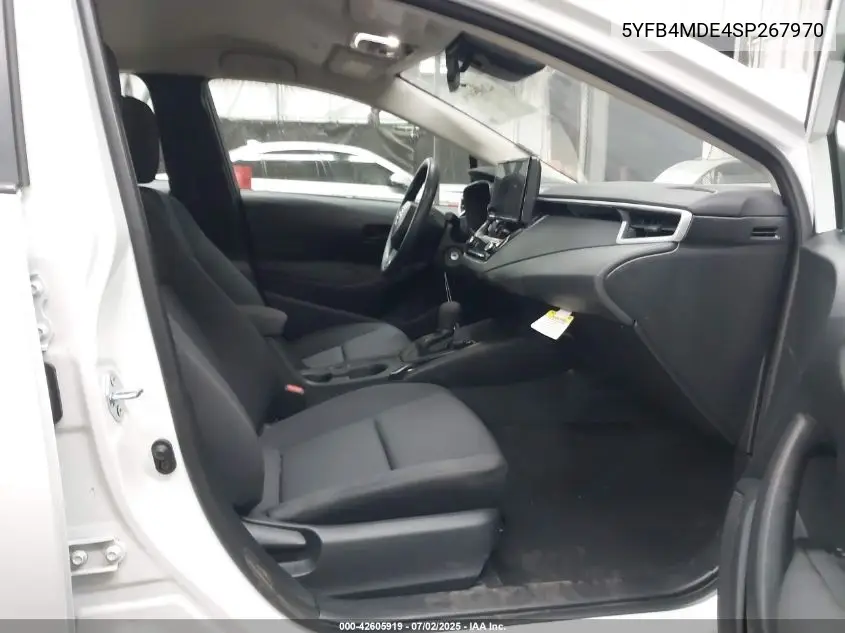 2025 Toyota Corolla Le VIN: 5YFB4MDE4SP267970 Lot: 42605919