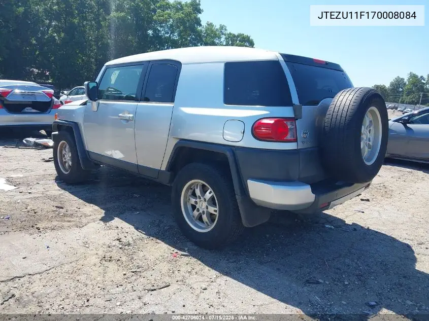 2007 Toyota Fj Cruiser VIN: JTEZU11F170008084 Lot: 42706034