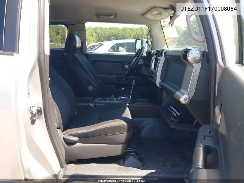 2007 Toyota Fj Cruiser VIN: JTEZU11F170008084 Lot: 42706034