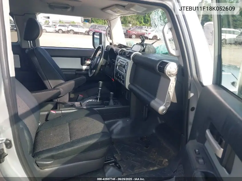 2008 Toyota Fj Cruiser VIN: JTEBU11F18K052609 Lot: 42587745