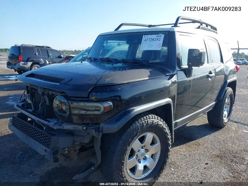 2010 Toyota Fj Cruiser VIN: JTEZU4BF7AK009283 Lot: 42728252
