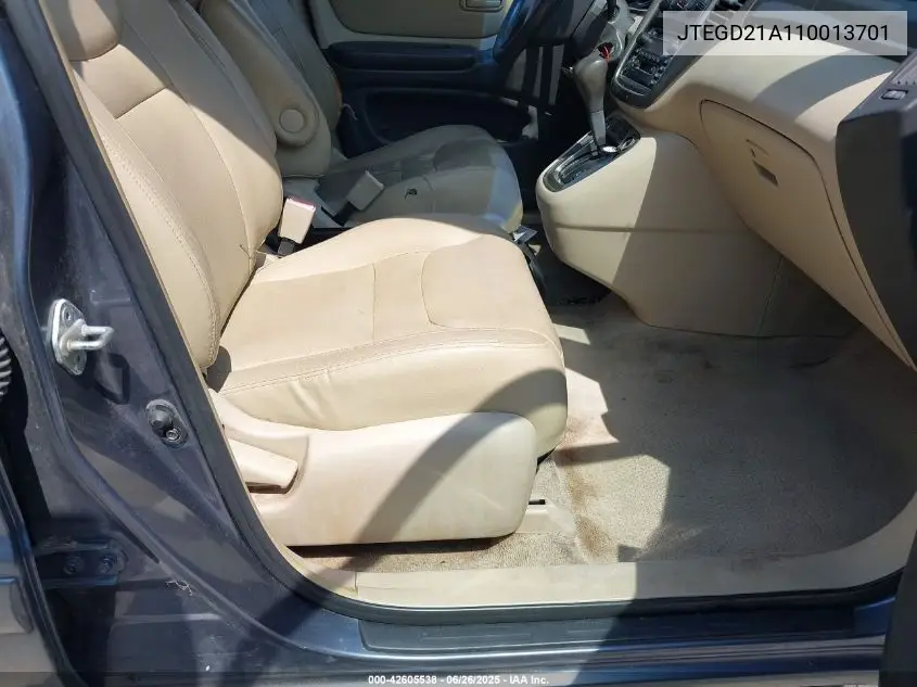 2001 Toyota Highlander VIN: JTEGD21A110013701 Lot: 42605538