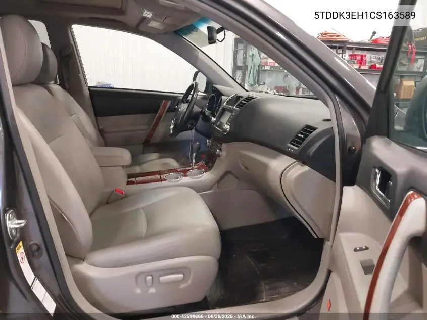 2012 Toyota Highlander Limited VIN: 5TDDK3EH1CS163589 Lot: 42598666