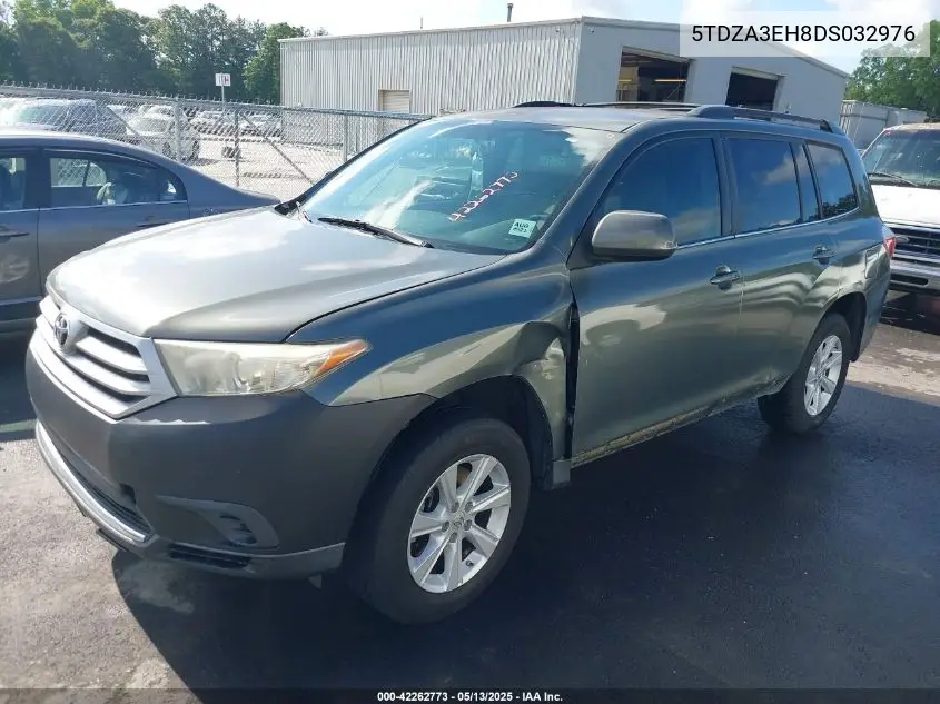 2013 Toyota Highlander VIN: 5TDZA3EH8DS032976 Lot: 42262773