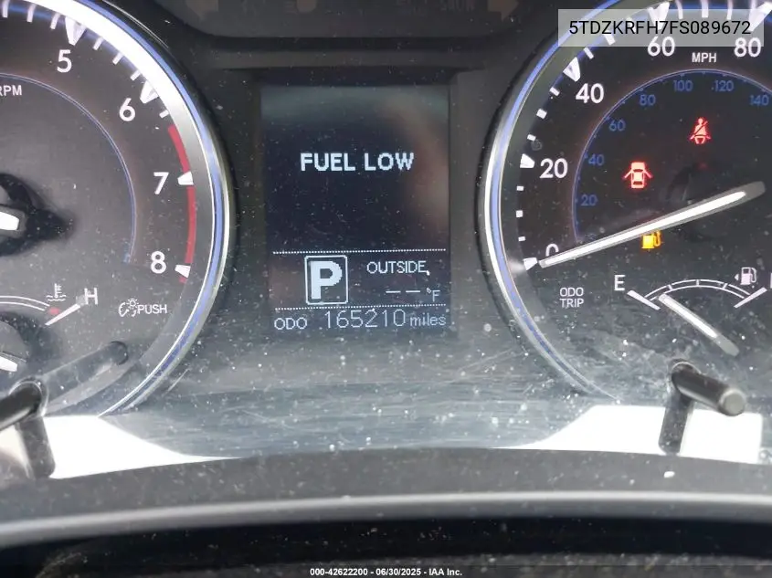 5tdzkrfh7fs089672 5TDZKRFH7FS089672 2015 Toyota Highlander Le V6