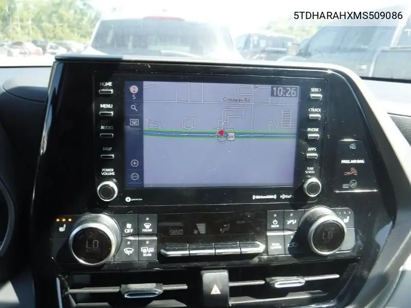 2021 Toyota Highlander Hybrid Xle VIN: 5TDHARAHXMS509086 Lot: 42271858