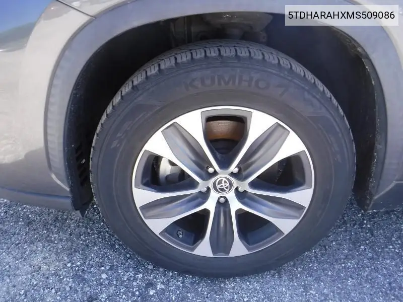 2021 Toyota Highlander Hybrid Xle VIN: 5TDHARAHXMS509086 Lot: 42271858