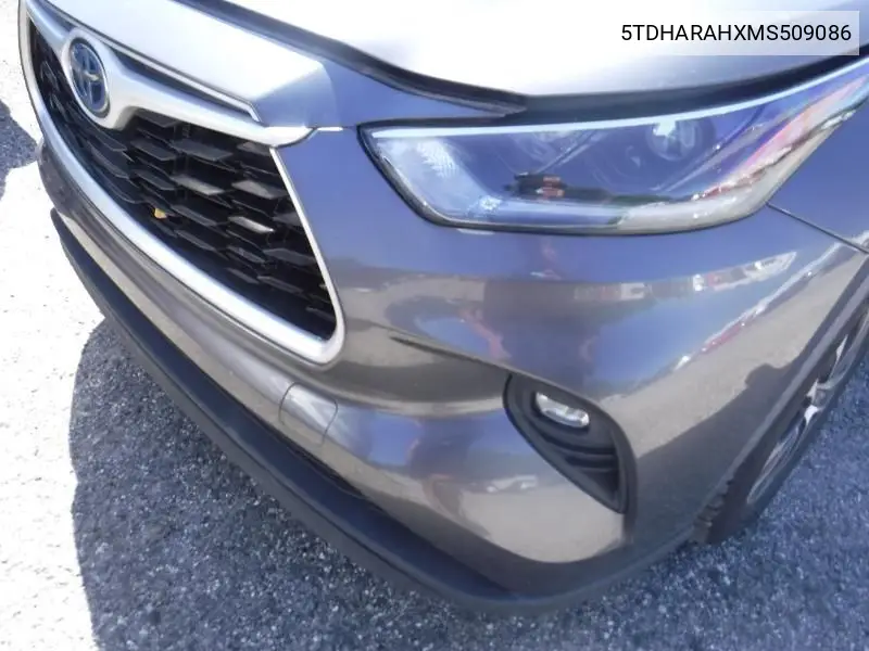 2021 Toyota Highlander Hybrid Xle VIN: 5TDHARAHXMS509086 Lot: 42271858