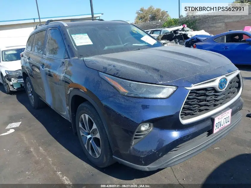2023 Toyota Highlander Hybrid Xle VIN: 5TDKBRCH1PS562991 Lot: 42605131
