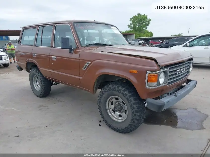 1982 Toyota Land Cruiser Fj60 VIN: JT3FJ60G8C0033165 Lot: 42643598