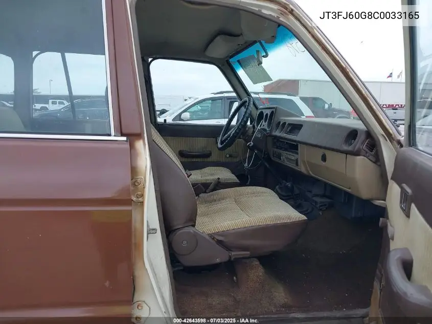 1982 Toyota Land Cruiser Fj60 VIN: JT3FJ60G8C0033165 Lot: 42643598