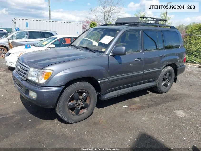 2003 Toyota Land Cruiser VIN: JTEHT05J932041288 Lot: 42000615