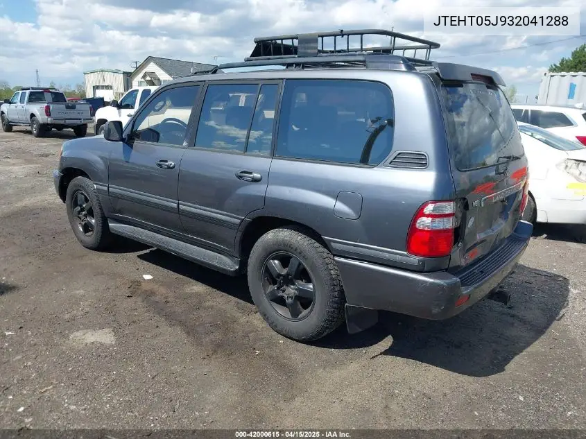 2003 Toyota Land Cruiser VIN: JTEHT05J932041288 Lot: 42000615