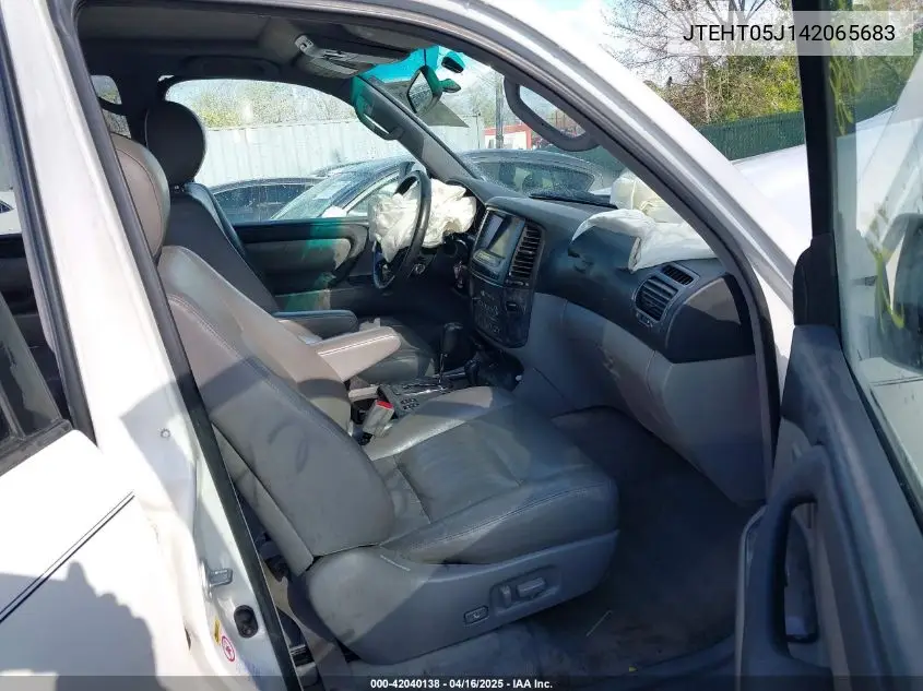 2004 Toyota Land Cruiser VIN: JTEHT05J142065683 Lot: 42040138