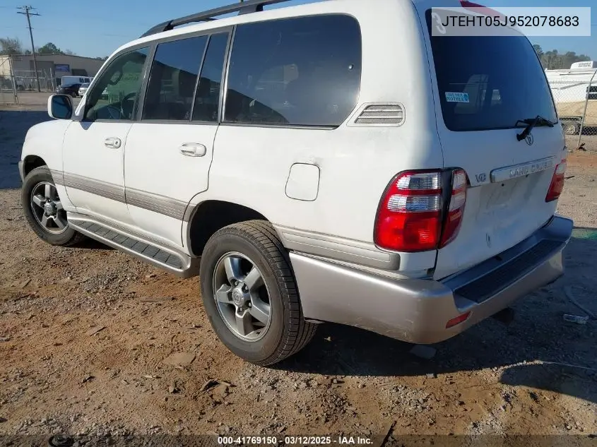 2005 Toyota Land Cruiser V8 VIN: JTEHT05J952078683 Lot: 41769150
