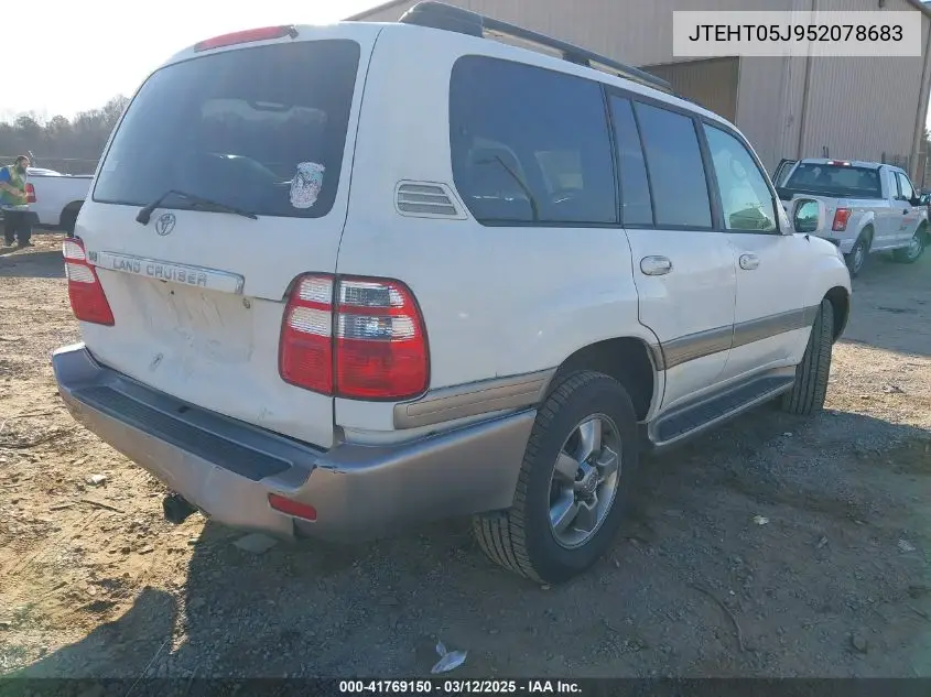 2005 Toyota Land Cruiser V8 VIN: JTEHT05J952078683 Lot: 41769150