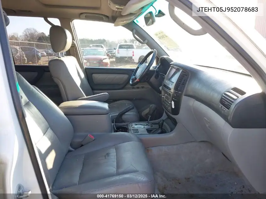 2005 Toyota Land Cruiser V8 VIN: JTEHT05J952078683 Lot: 41769150