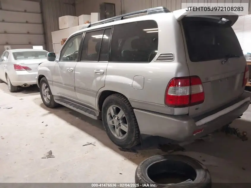2007 Toyota Land Cruiser V8 VIN: JTEHT05J972108283 Lot: 41476536