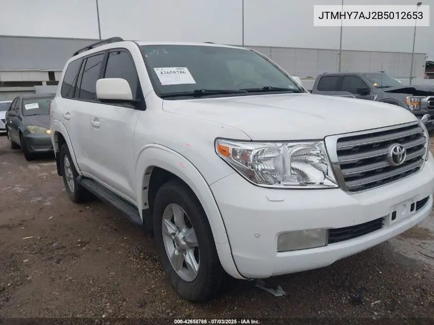 2011 Toyota Land Cruiser V8 VIN: JTMHY7AJ2B5012653 Lot: 42658786