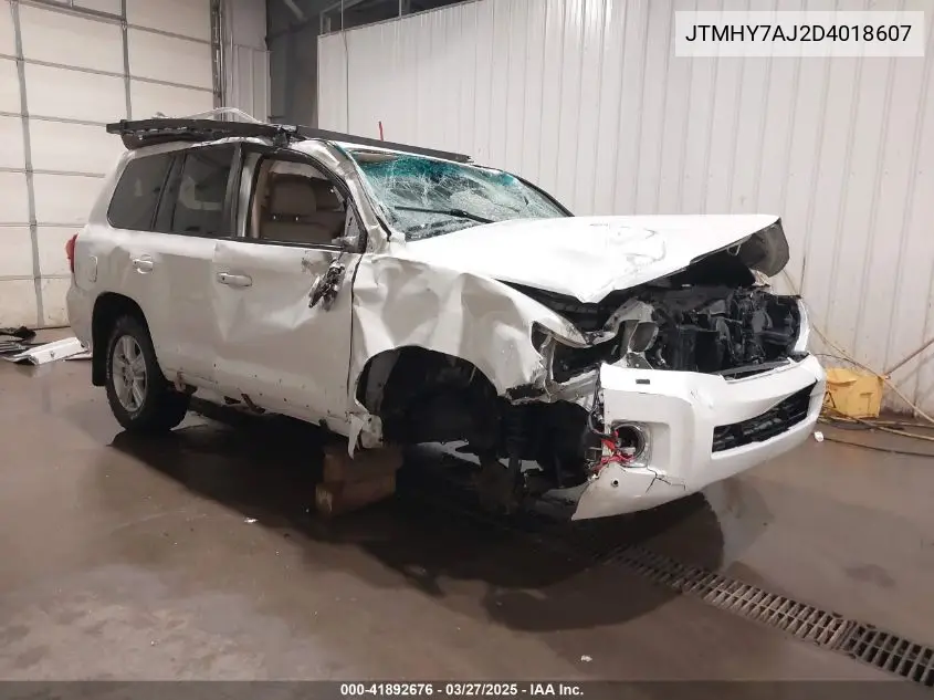 2013 Toyota Land Cruiser V8 VIN: JTMHY7AJ2D4018607 Lot: 41892676