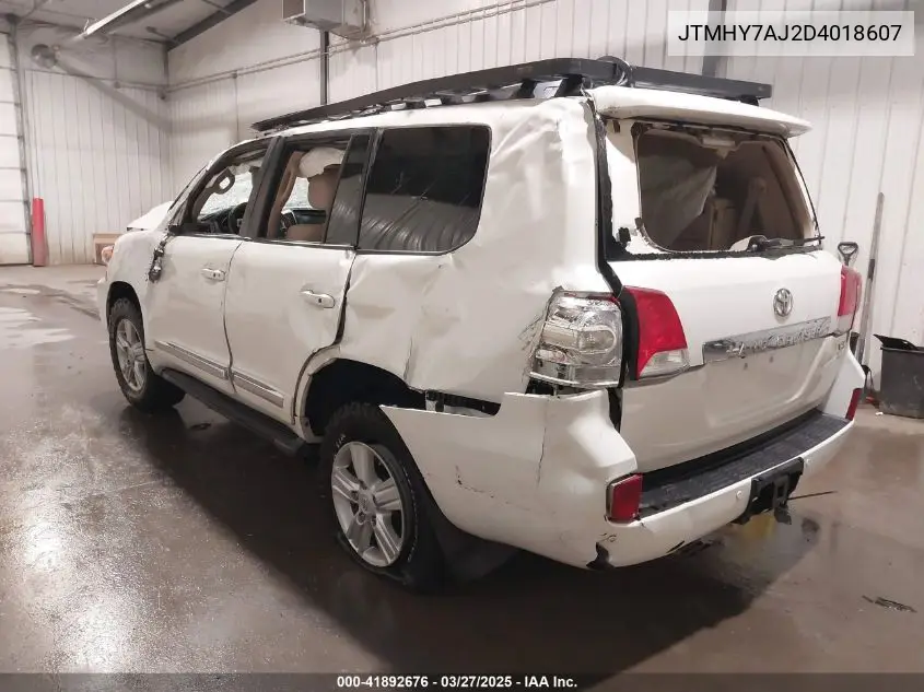 2013 Toyota Land Cruiser V8 VIN: JTMHY7AJ2D4018607 Lot: 41892676