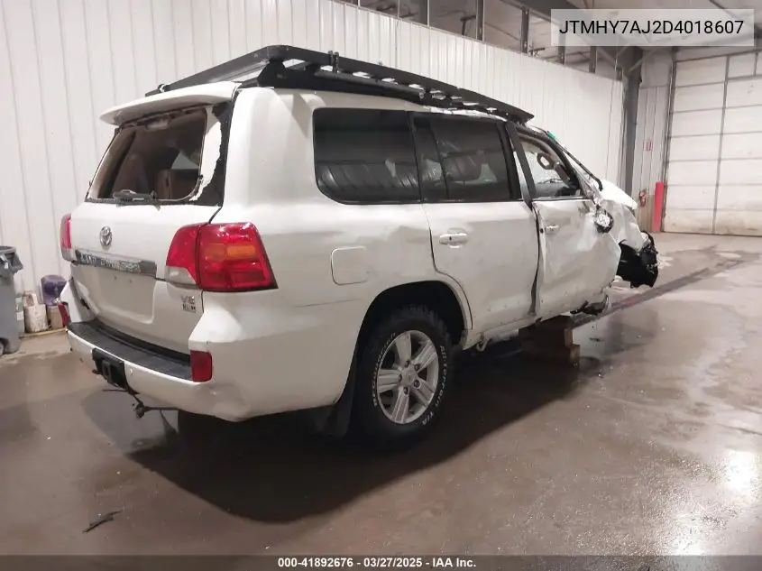 2013 Toyota Land Cruiser V8 VIN: JTMHY7AJ2D4018607 Lot: 41892676