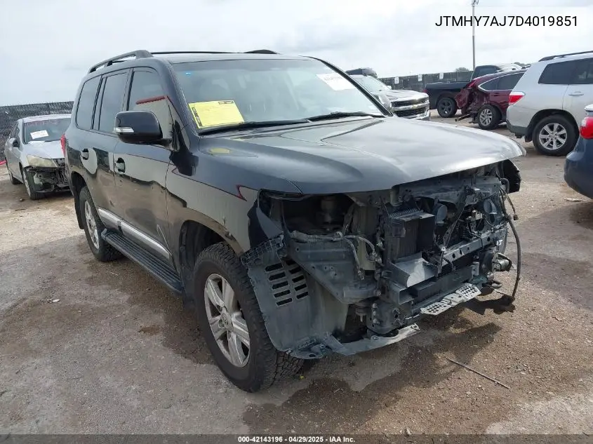 2013 Toyota Land Cruiser V8 VIN: JTMHY7AJ7D4019851 Lot: 42143196