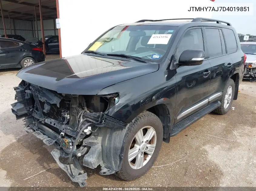 2013 Toyota Land Cruiser V8 VIN: JTMHY7AJ7D4019851 Lot: 42143196