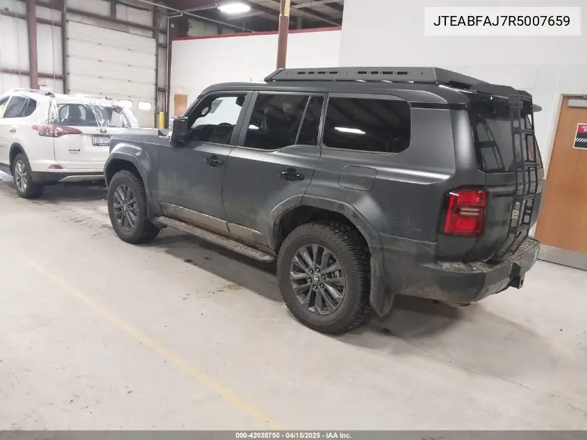 2024 Toyota Land Cruiser VIN: JTEABFAJ7R5007659 Lot: 42038750